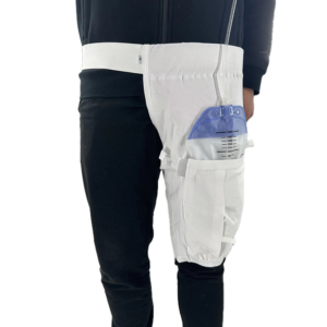 Urine collection bag storage